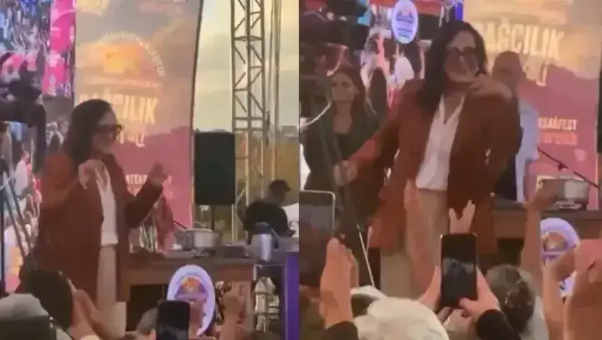 لحظات خاطرهانگیز تورکان شورای با «انگور تکیرداع» در جشنواره خوراک و انگورکاری