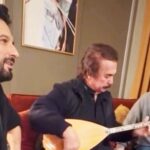 اورهان گنجه‌بای نواخت و تارکان خواند